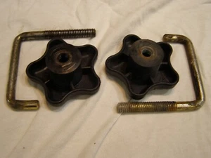 OEM Toro CCR 2450 R-Tek 20" Width Snow Blower Push Handle Locks & Hand Nuts - Picture 1 of 4