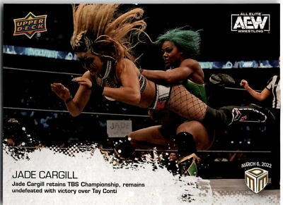 2022 Upper Deck AEW Match Dated Moments #2 Jade Cargill - Image 1 of 2