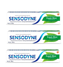Sensodyne Toothpaste Fresh Mint daily sensitivity protection (3X150G) FREE SHIP