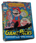 Nintendo Scratch Off Cards & Sticker (1998) Topps Damaged Game Box Only - (No Pa