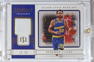2022 National Treasures Stephen Curry #PATCH /99 Game Worn Jersey - Rare - Picture 1 of 4