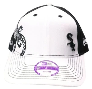 Sombrero New Era, Medias Blancas de Chicago MLB, Nueva Era 9Forty Juventud Ajustable Gecko Lagarto - Imagen 1 de 10