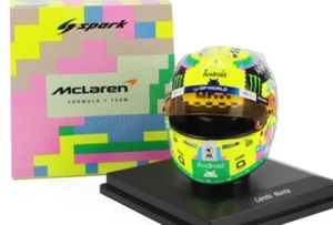 MODELLINO CASCO HELMET 1:5 SPARK F1 MCLAREN L. NORRIS BRITISH GP 2024 MODELLISMO - Picture 1 of 15