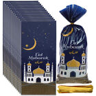  50pcs Festival Candy Bags Eid Mubarak Gift Bags Cookies Storage Bags Snack