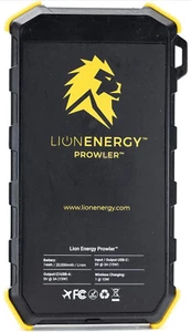 Lion Energy Prowler Portable Power Bank Wireless Charger for Cell Phones, USB - Picture 1 of 11