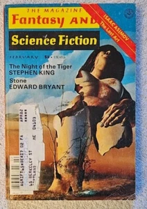 Magazine Of Fantasy & Science Fiction Feb 1978 Stephen King Night Of The Tiger - Picture 1 of 7