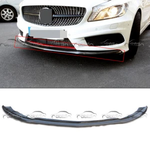 Alerón labial parachoques delantero de fibra de carbono para Mercedes Benz Clase A W176 - Imagen 1 de 9