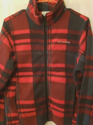  COLUMBIA FLEECE kids JACKET Multi Color SIZE Large 14/16.  - Image 1 of 3