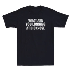 Camiseta vintage para hombre What Are You Looking At Divertido dicho sarcástico - Imagen 1 de 8