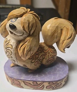 JIM SHORE WALT DISNEY CLAVIJA COQUETA DAMA Y EL VAGABUNDO 4009257 PERRO ENESCO  - Imagen 1 de 6