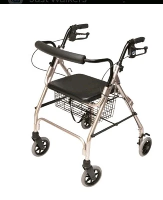 The Lumex® 2in 1 Walkabout Lite Rollator Medical Walker  Compact Easy Transport  - Image 1 of 4