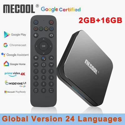 Mecool KM9 Pro Google Certified Android 10 TV Box 4K HDR 2GB 16GB Voice Remote - Image 1 of 4