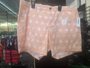 Old Navy Women's Size 14 Orange And White Shorts - Picture 1 of 7