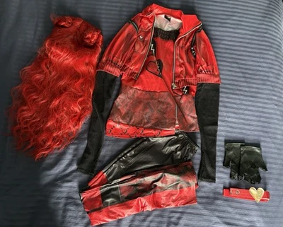 Disfraz Disney Descendientes El Ascenso del Rojo Talla Niño Mediana 8-10 Incluye Peluca Foto 1 de 4