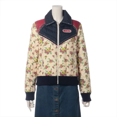 Jaqueta Gucci 18 anos náilon 40 feminina marfim 517570 Bijou Há manchas - Imagem 1 de 4