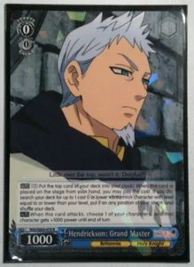 Weiss Schwarz - Hendrickson: Grand Master *Foil - SDS/SX03-079 R* - Picture 1 of 1