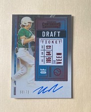 2020 Panini Contenders Pick Draft Ticket Red /75 Zac Veen #DPT-ZV Auto #P5847