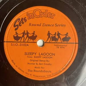 10" 78 RPM-The Roundabouts-Double Alamo/Sleepy Lagoon/Sets in Order S.I.O 3102 - Foto 1 di 4
