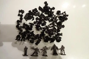 RISK 2210 A.D Strategy Black Mod Armies with Commanders Game Parts - Picture 1 of 1