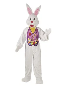 White Bunny Mascot Adult Costume X Large - Picture 1 of 2