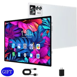2024 New Pad 6 Android 14 12GB+256GB WIFI6 Tablet 8000mAh 8 Core Bluetooth 5.0 - Picture 1 of 8