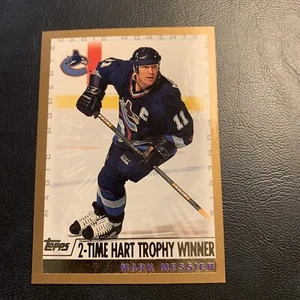 B11 1999/2000 Topps #283 Mark Messier Vancouver Canucks Magic Moments Hart "2x" - Picture 1 of 2