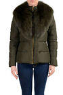 Versace Collection Women's Down Fox Fur Collar Parka Jacket Sz XS S M L XL