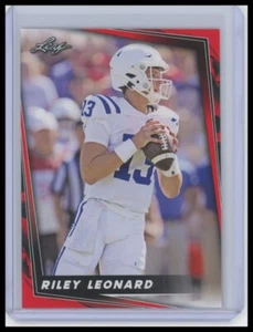 2024 Leaf Football #38 Riley Leonard Red - Picture 1 of 2