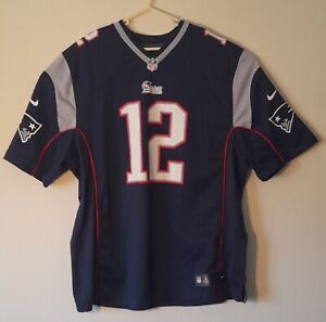 Official Nike On Field New England Patriots Tom Brady No. 12 NFL Jersey Size 2XL