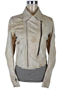 BELSTAFF AVIATOR BIKER JACKET 80TH ANNIVERSARY SOILED LEATHER BLOUSON -OLD BROWN - Picture 1 of 24