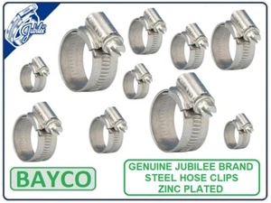 Jubilee Hose Clips. Genuine Jubilee brand Zinc plated. In stock. - Picture 1 of 6