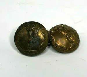 2 x WWII Royal Corps of Signals 19mm buttons  - Picture 1 of 3