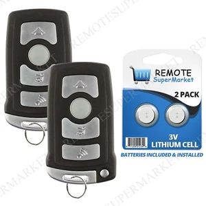 Replacement for 2006-11 BMW 7 Series 740 750 760 i Li xDrive Remote Key Fob Pair - Picture 1 of 5