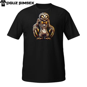 Creepy Monster T-Shirt | Yellow-Eyed Creature with Claws | Horror Tee - Picture 1 of 34