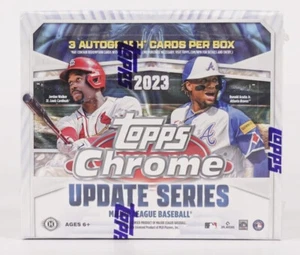 2023 Topps Chrome Update Baseball Factory Sealed HTA Jumbo Box - Picture 1 of 1