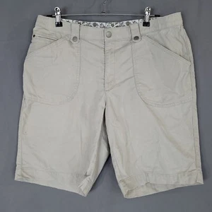 Bermudas para mujer Lee tiro medio beige talla 16 medianas - Imagen 1 de 12