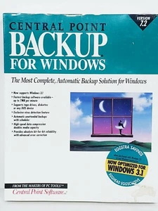 Central Point Version 7.2 Dos 5 1/4" Disk Cps Backup New Sealed - Picture 1 of 6