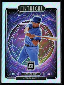 GEORGE BRETT 2021 DONRUSS OPTIC MYTHICAL HOLO #M7 PARALLEL KANSAS CITY ROYALS