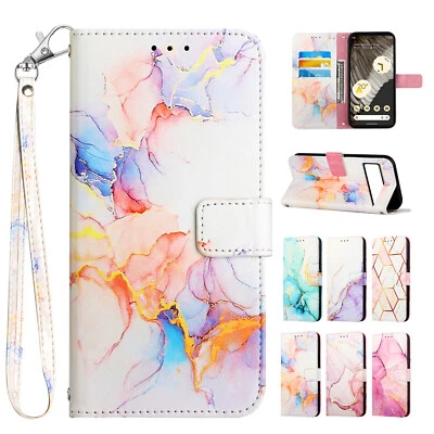 For iPhone 16/15/14/13/12 11 Pro Max SE4 Pattern Flip Leather Wallet Case Cover - Image 1 of 4