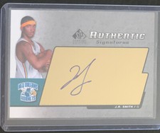 2004-05 SP Signature Edition authentic signatures Jr Smith Rookie Auto On Card
