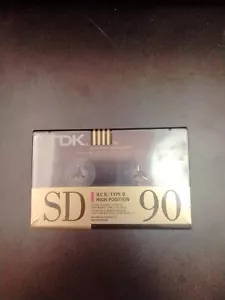 TDK SD90 IEC II/TYPE II High Bias Audio Blank Cassette Tape *NEW* - Picture 1 of 1