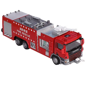 1/50 For KDW Water Tank Truck Rescue Fire Police Vehicle Model High Quality Toy - Picture 1 of 17