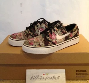 (Usado) NIKE SB STEFAN JANOSKI FLORAL TALLA US4.5 UK4 DIGI CAMUFLAJE 482972-900 QS 2013 - Imagen 1 de 8
