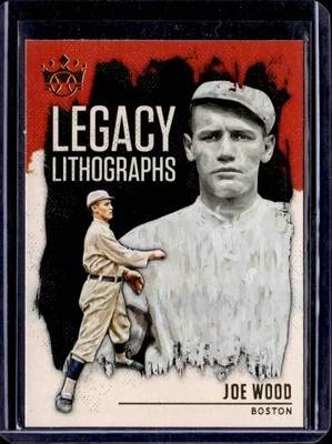 2021 Panini Diamond Kings #LL-16 Joe Wood Legacy Lithographs - Image 1 of 2
