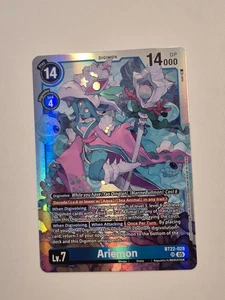 Digimon Card Game Ariemon BT22-028 SR Cyber Eden - Picture 1 of 4