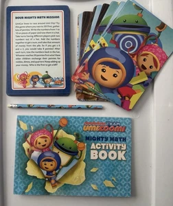 Nickelodeon Team Umizoomi Mighty Math Flash cards, Activity Book, & Pencil :NEW: - Picture 1 of 2