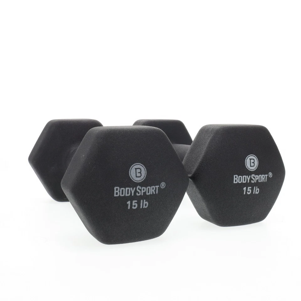 2 Mancuernas, Par, Body Sport Premium Neopreno Mancuerna Entrenamiento con Pesas-Fuerza Foto 1 de 4