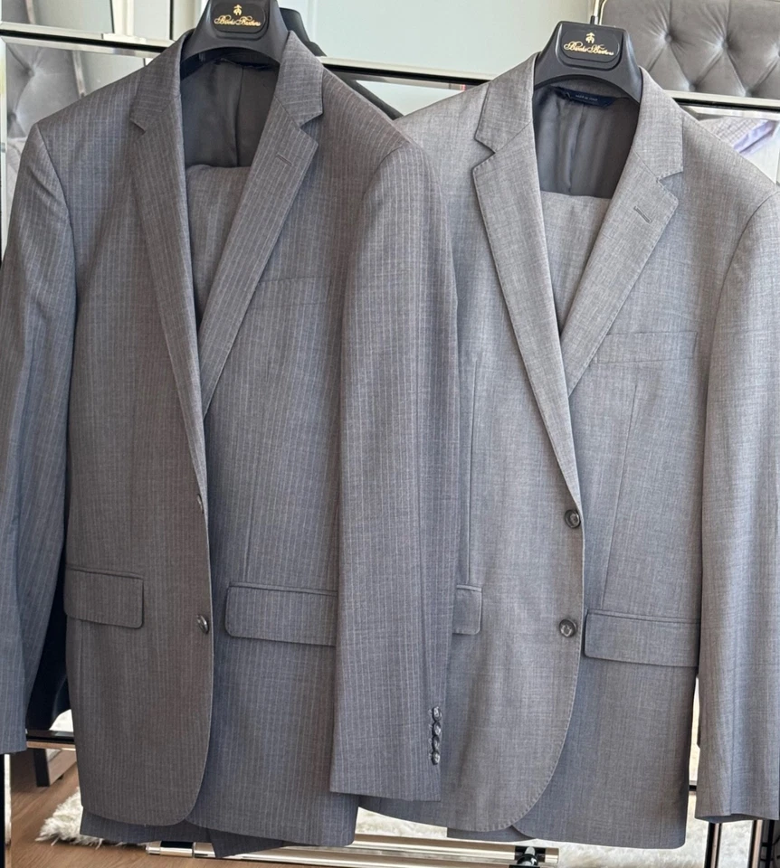 Brooks Brothers - Men’s size 38R- Full Suits - Grey - Image 1 of 4