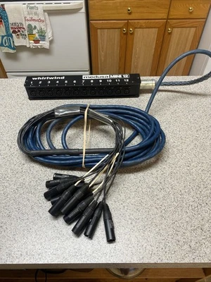 Whirlwind Medusa Mini 12-Channel XLR Microphone Audio Snake 25' ME-12 - Image 1 of 4
