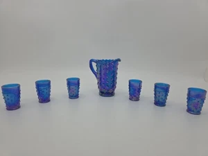 Vintage Wetzel Karneval Glas Wasser Set Miniatur Schuhnagel Krug Becher - Bild 1 von 7